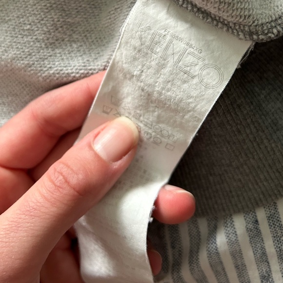 Kenzo Paris Grey Tiger Sweatshirt Medium - Picture 12 of 12